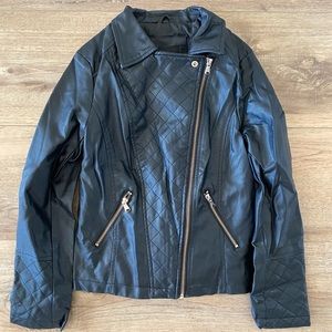 Art Class Girls Large Faux Leather Jacket